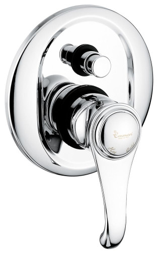 Emmevi Tiffany, встраиваемый смеситель для душа на 2 выхода, с дивертером, цвет хром