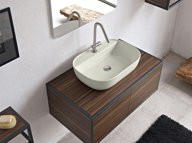 Раковина накладная Scarabeo GLAM 1802/41