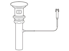 Сливной клапан TOTO TA VM5D419MT#CMW