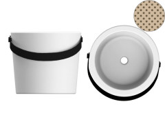 Раковина накладная Scarabeo BUCKET 8801NS/SEM