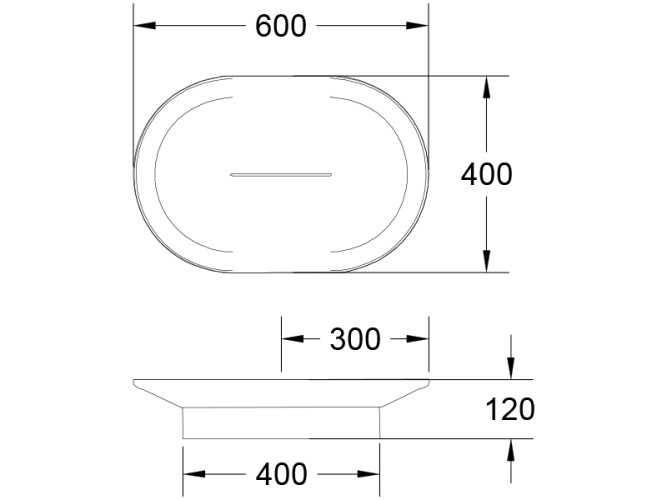 Раковина накладная RELAX DESIGN SHELL S LX01 opac