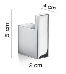 Gedy Lanzarote, крючок, цвет хром