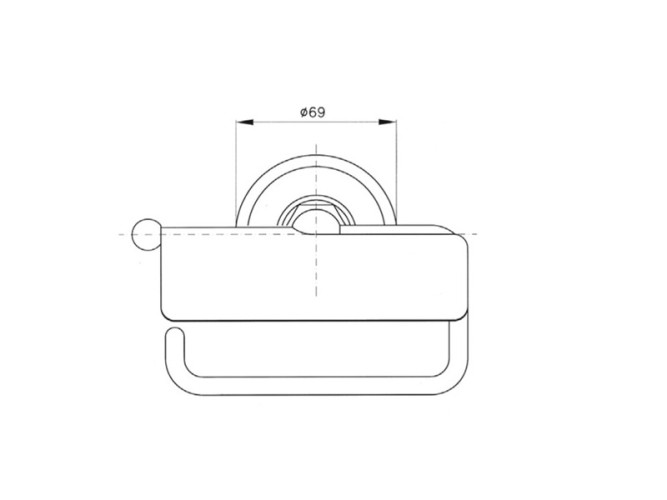 Держатель туалетной бумаги NICOLAZZI CLASSICA 1492DB