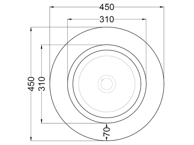 Накладка на выпуск CIELO AMEDEO AMPILT LN