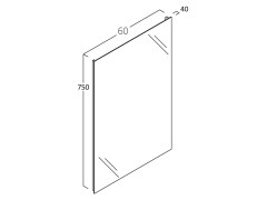 Зеркало BERLONI BAGNO Зеркала и светильники FLQ 0600 M