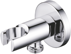 Выход/держ (круглый, ХРОМ) GANZER