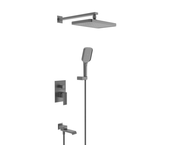 443563-G Встроенный смес для душа с 3-функ. (ГРАФИТ) ViEiR  (6/1шт)