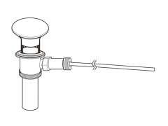 Сливной клапан TOTO TR VM5D417MT#CMW