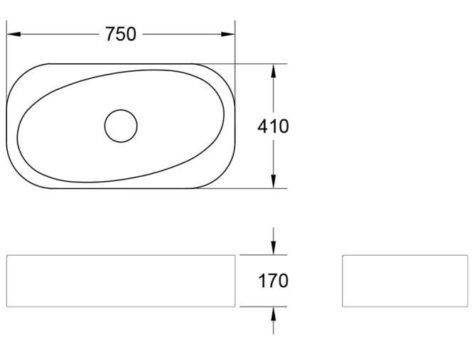Раковина накладная RELAX DESIGN META SINK LX01 opac