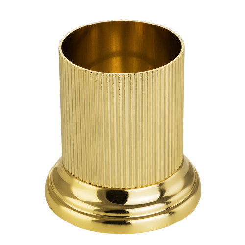 Держатель настольный средний д/стекла стакана, дозатора жидкого мыла, золото Migliore Fortuna