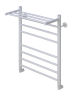 Полотенцесушитель водяной Comfysan Luce W-8 80/50 с полкой, белый