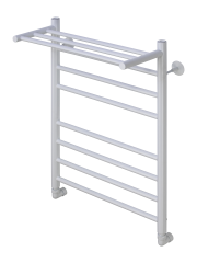 Полотенцесушитель водяной Comfysan Luce W-8 80/50 с полкой, белый