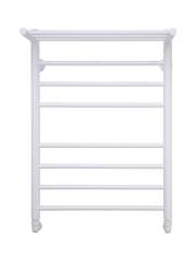 Полотенцесушитель водяной Comfysan Luce W-8 80/50 с полкой, белый