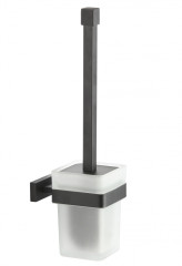 88090-C Ершик настенный стекло (ЧЕРНЫЙ)  GANZER (10/1шт)