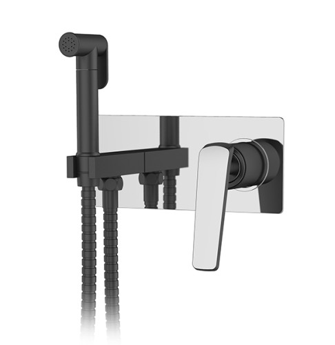 333551-C Комплект скрыт. монтажа для биде квадрат. (ЧЕРНЫЙ) ViEiR  (10/1шт)