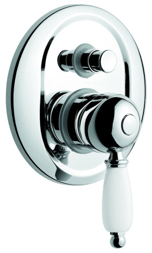 Emmevi Laguna, однорычажный встраиваемый смеситель для душа с дивертером на 2 выхода, цвет бронза