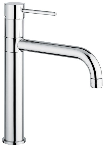 Emmevi Piper, кухонный смеситель с поворотным изливом, цвет хром