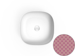 Раковина накладная Scarabeo GLAM 1809/SER