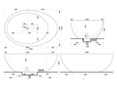 Ванна CIELO LE GIARE LGBAT