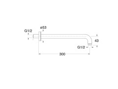 Держатель для душа CRISTINA SANDWICH PD40980