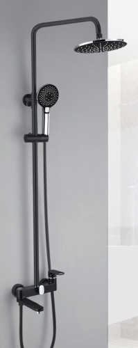 043562-C Душевая система (чер./хром) ViEiR (5/1шт)