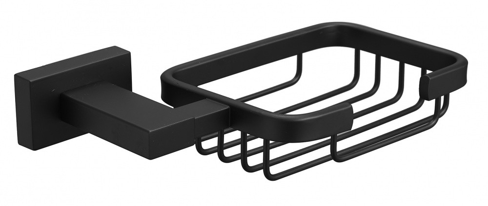 5004-C Мыльница нас., нерж сталь (ЧЕРНЫЙ) ViEiR  (40/1шт)