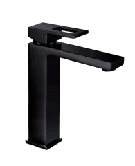 193512-C Смеситель од. для раковины-чаши (ЧЕРНЫЙ) ViEiR (10/1шт)