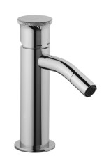 Emmevi Filobrass, однорычажный смеситель для биде, рукоятка без стержня,  с донным клапаном click-clack, цвет зачищенное золото