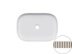 Раковина накладная Scarabeo GLAM 1804/RRM