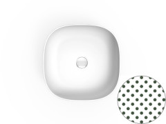 Раковина накладная Scarabeo GLAM 1809/SEV