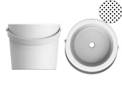 Раковина накладная Scarabeo BUCKET 8801BS/SENR