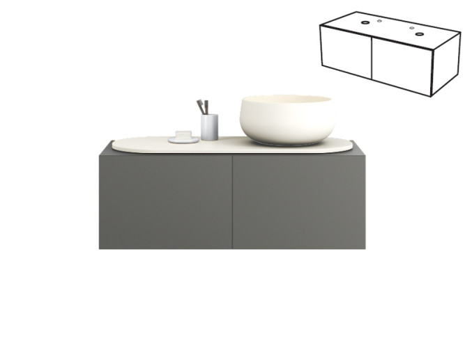 Тумба под раковину CIELO DELFO DECL CM