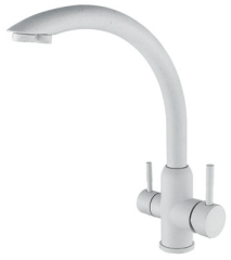 15024-F2 Смес. для кухни под фильт. выс. С-обр. (НЕРЖ,МОЛ.БЕЖ.) ViEiR (10/1шт)