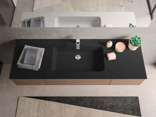 Раковина на тумбу BERLONI BAGNO SUITE  LAVQADINCXR57 190