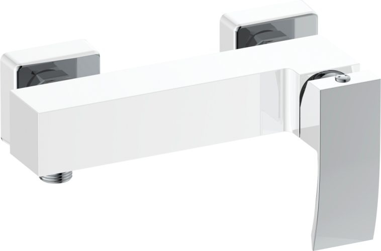 44052-F Смеситель для душа (белый,хром) "GANZER"  (6/1шт)