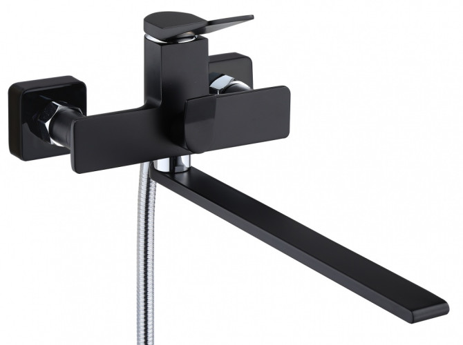 22099-C Смеситель для ванны (ЧЕРНЫЙ) латун HANSEN  (10/1шт)