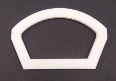 Прокладка между бачком и унитазом (ФИГУРНАЯ) БЕЛАЯ (50/5шт)