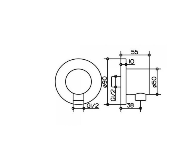 Шланговое подключение KEUCO IXMO 59547010001