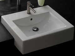 Раковина полувстраиваемая Scarabeo SQUARE 8025/D