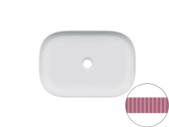 Раковина накладная Scarabeo GLAM 1804/RRR