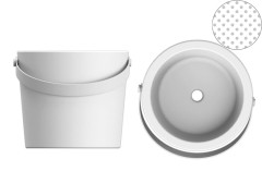 Раковина накладная Scarabeo BUCKET 8801BS/SENT