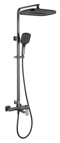 12163-Q Душевая система (ГРАФИТ) GANZER (5/1шт)