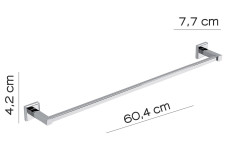 Gedy Colorado, полотенцедержатель, длина 60 см, цвет хром