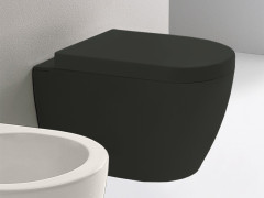 Унитаз подвесной, безободковый Scarabeo MOON 5524/CL/49