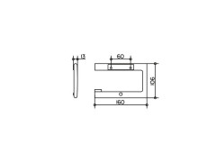 Держатель туалетной бумаги KEUCO EDITION 400 11562010000