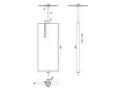 Зеркало потолочное CIELO ARCADIA ARSP TL