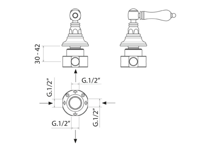 Переключатель MAMOLI BELGRAVIA 224300002021