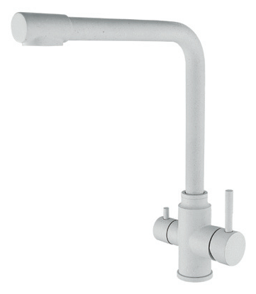 15026-F2 Смес. для кухни под фильт. выс. Г-обр. (НЕРЖ,МОЛ.БЕЖ.) ViEiR (10/1шт)