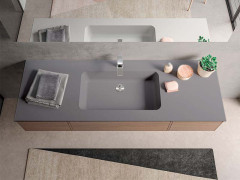 Раковина на тумбу BERLONI BAGNO SUITE  LAVQADINCXR57 129