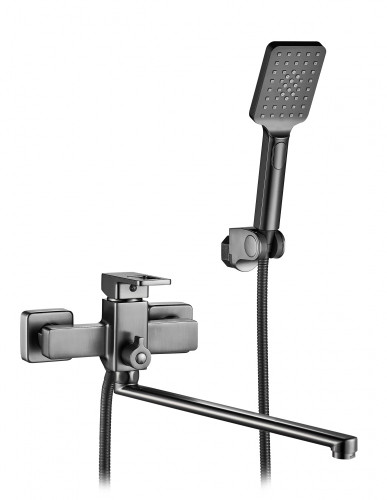 353541-G Смеситель од. для ванны дл. (ГРАФИТ) ViEiR (10/1шт)